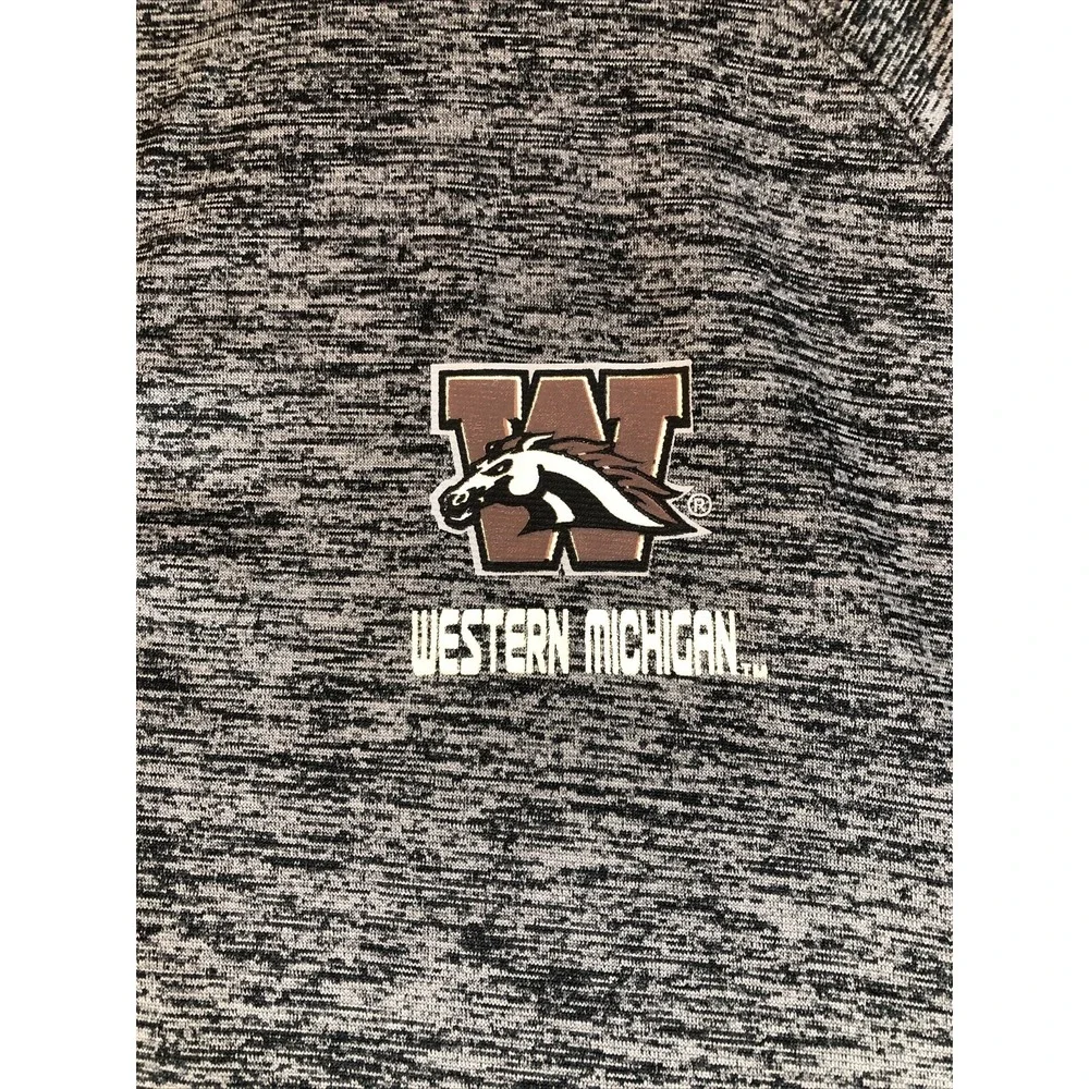 Colosseum Pullover Men's Large‎ Gray Western Michigan Broncos Lightweight NWT
